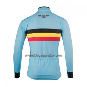 Wielershirt 2022 België Nationaal Team Lange Mouw